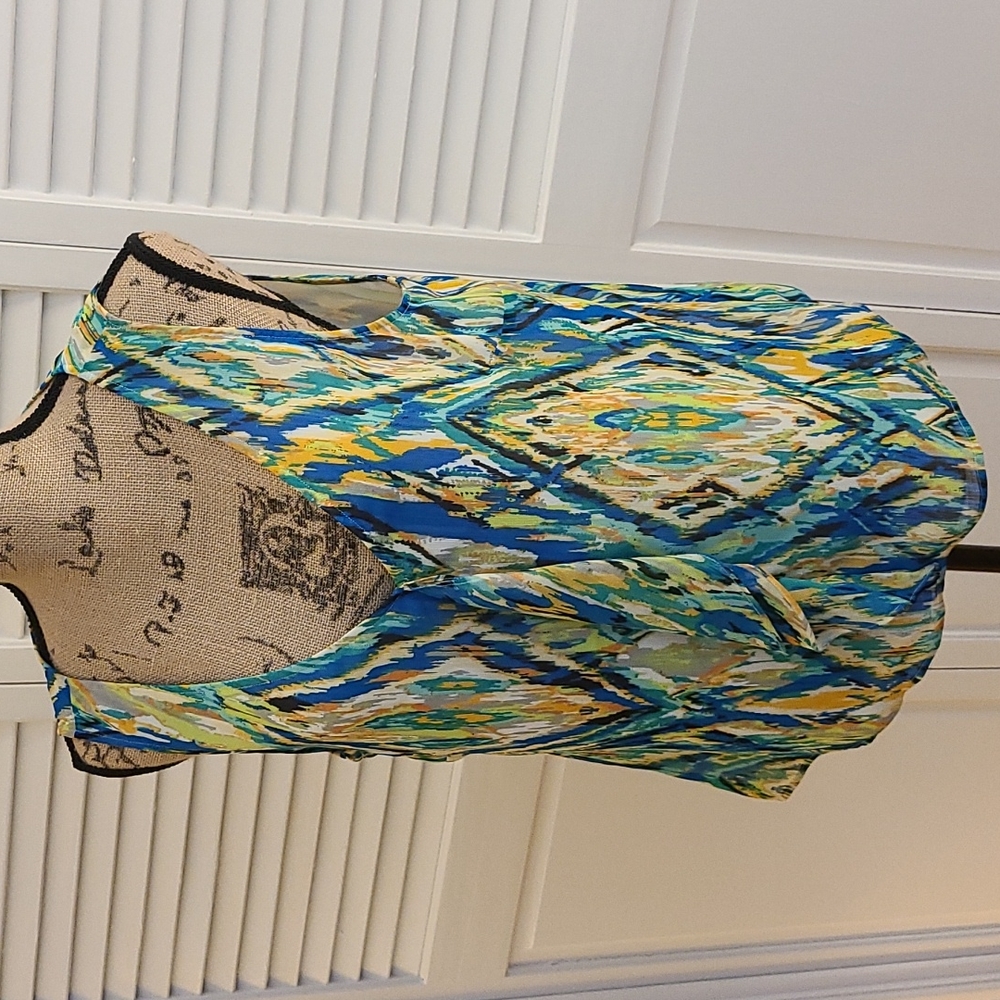 TAHARI Sleeveless Blouse - L